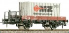 76396 Sachsenmodelle Low side boards wagon with container "MZ" (Motorrader